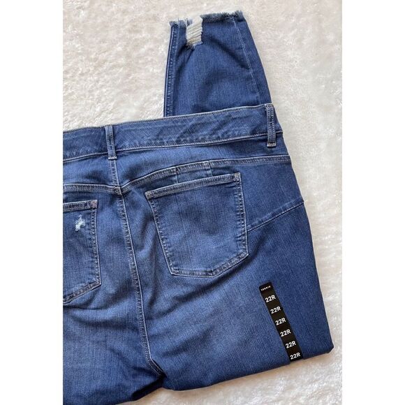 NWT Torrid Bombshell Skinny Premium Stretch High-Rise Destructed Jean, Size 22R - Picture 16 of 16
